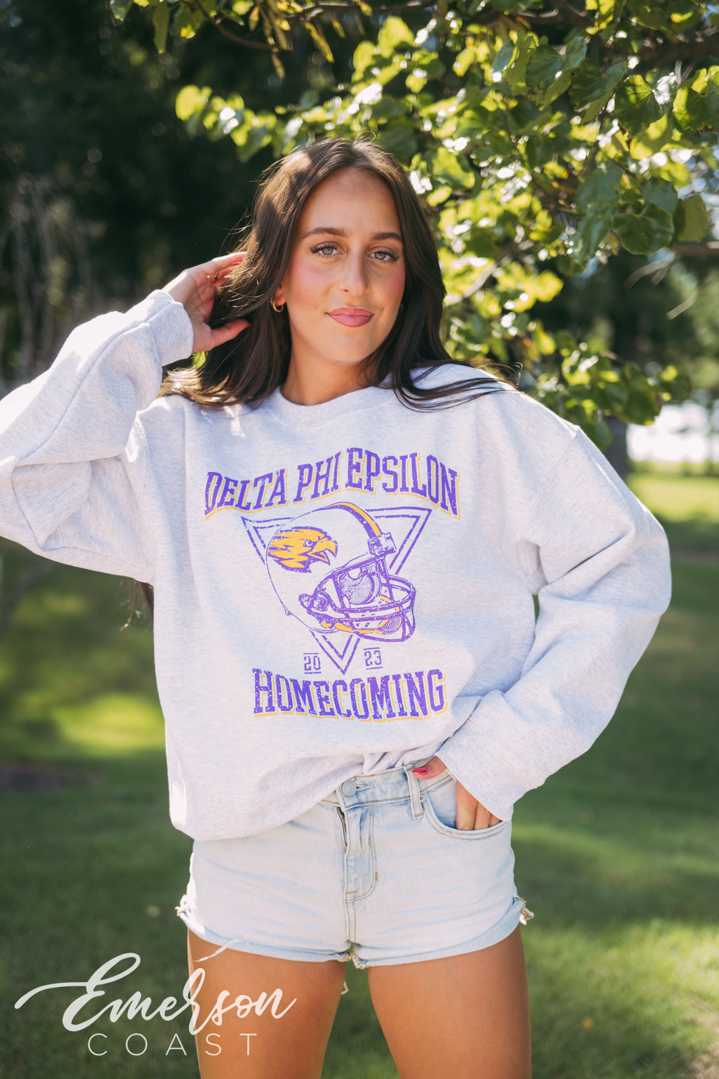 Delta Phi Epsilon Retro Homecoming Sweatshirt