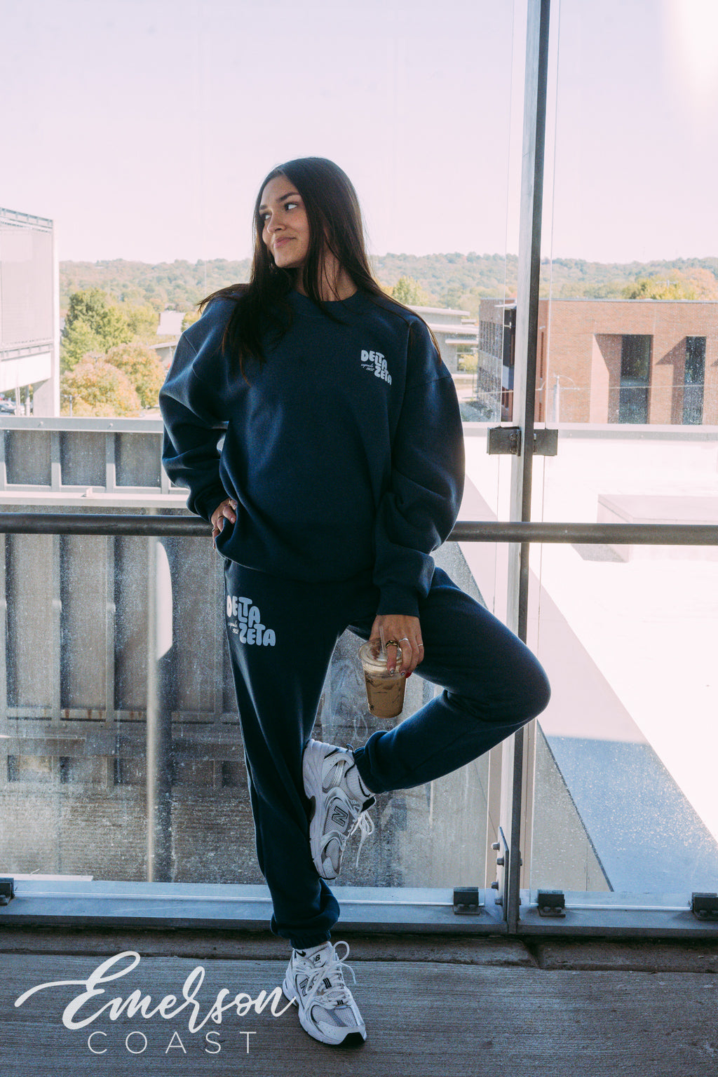 Delta Zeta Capsule 1902 Crewneck and Jogger Set