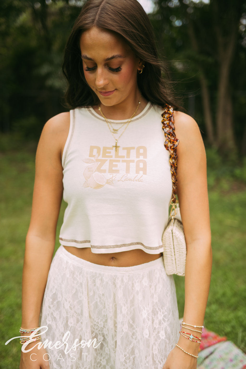 Delta Zeta Freshly Picked Bid Day Stitched Tank