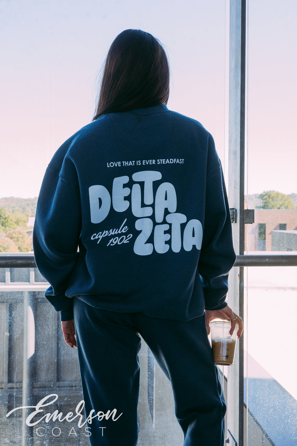 Delta Zeta Capsule 1902 Crewneck and Jogger Set