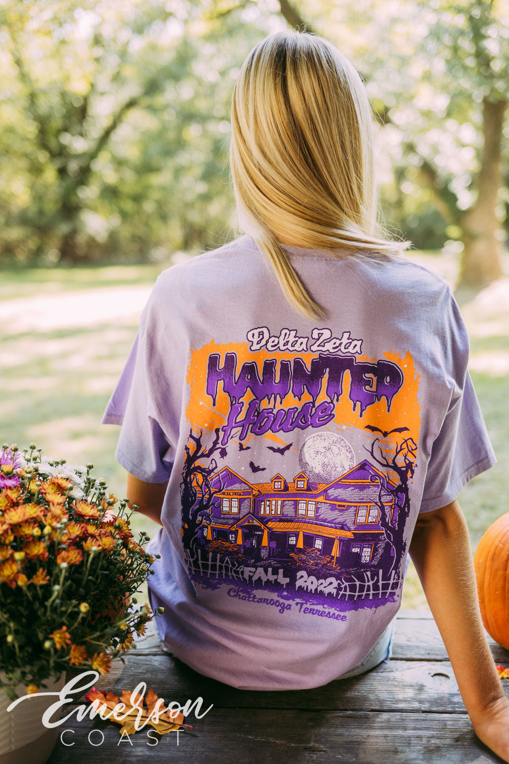 Delta Zeta Haunted House Shirt