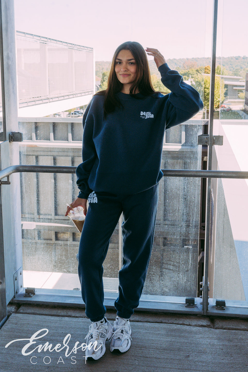 Delta Zeta Capsule 1902 Crewneck and Jogger Set