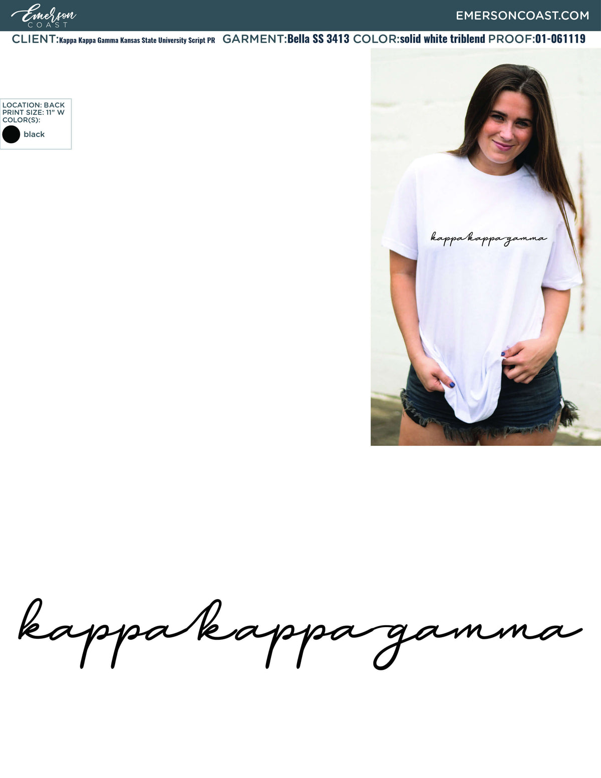 01-061119 Kappa Kappa Gamma Kansas State University Script PR 2019-01