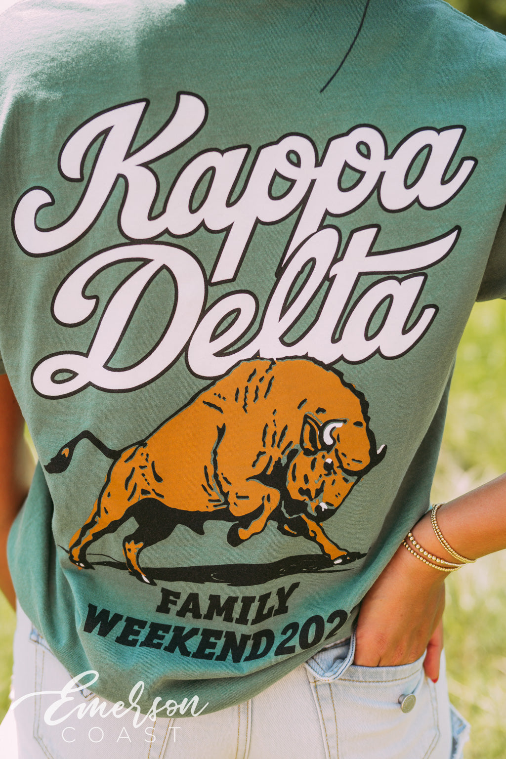 Kappa Delta Family Weekend Bison Tshirt