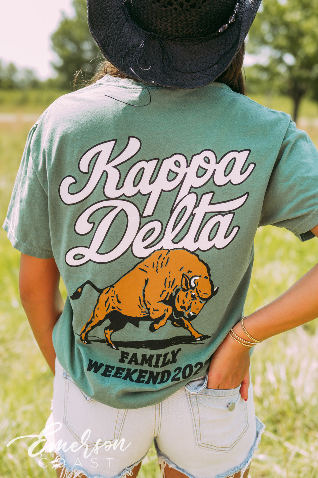 Kappa Delta Family Weekend Bison Tshirt