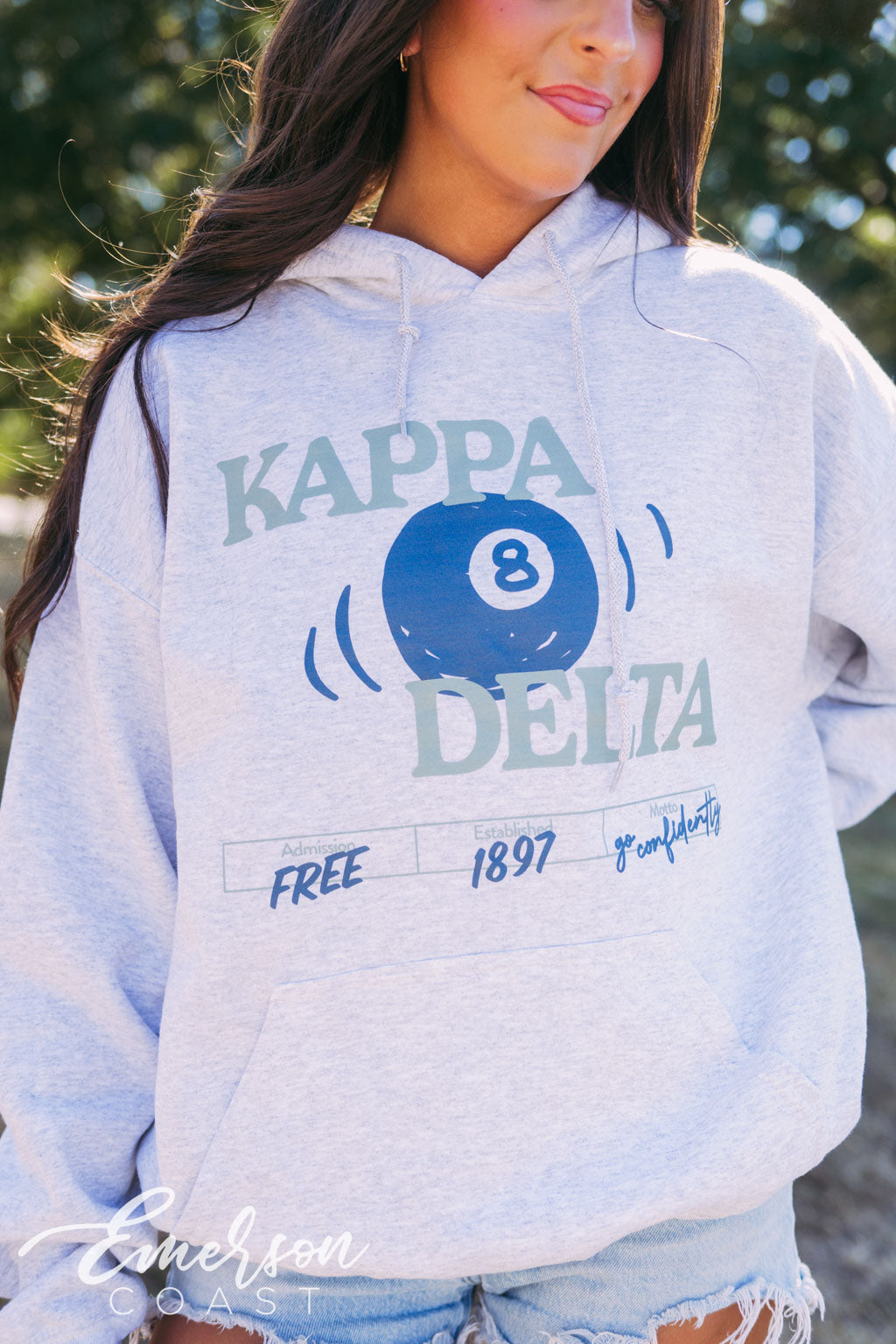 Kappa Delta Lucky Eight Ball Hoodie