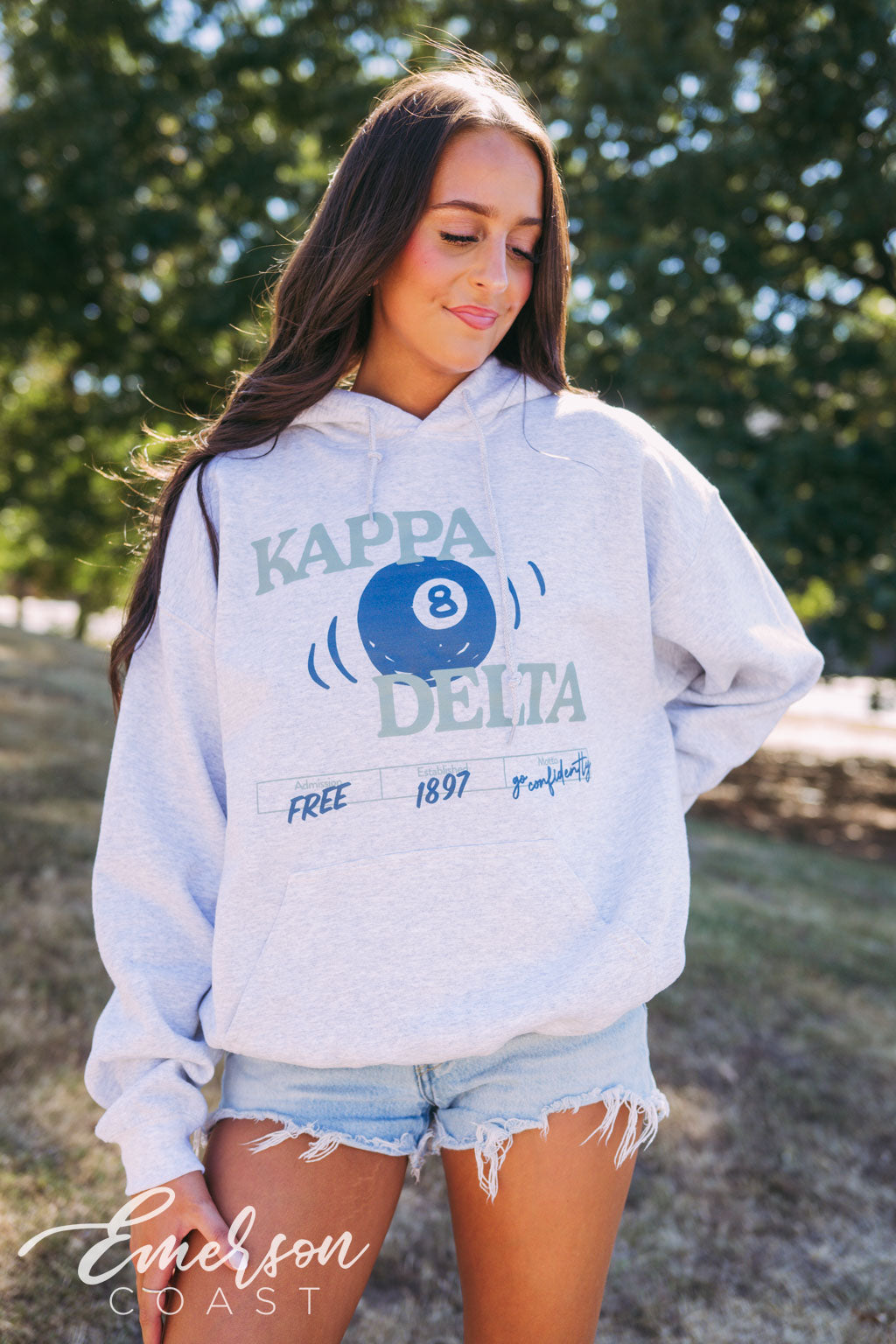 Kappa Delta Lucky Eight Ball Hoodie