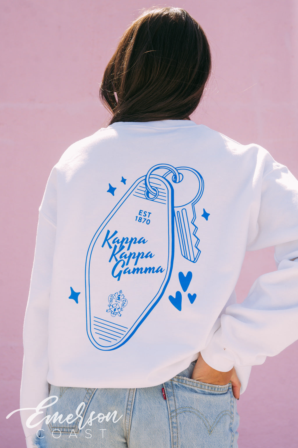 Kappa Kappa Gamma You Hold The Key PR Crewneck