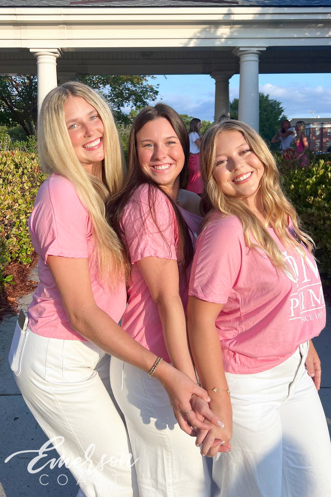 Phi Mu Pink Recruitment Slouchy Tshirt