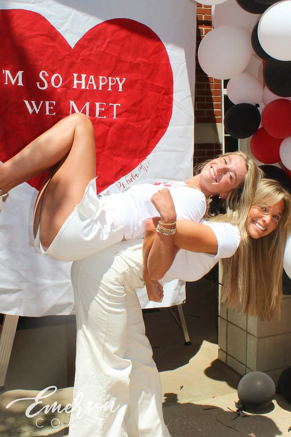 Pi Beta Phi Im So Happy We Met Bid Day Baby Tee