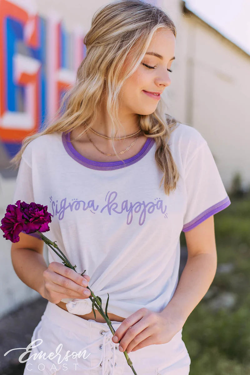 Sorority Double Ringer Tee