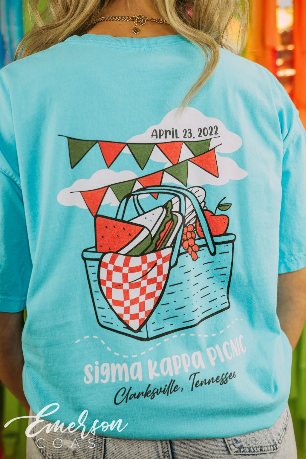 Sigma Kappa Sluggers Philanthropy Tee - Emerson Coast