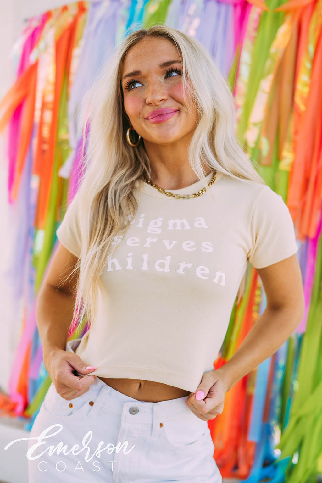 Ava And Ever Ultra Crop Baby Tee In Sage - FREE* Shipping & Easy