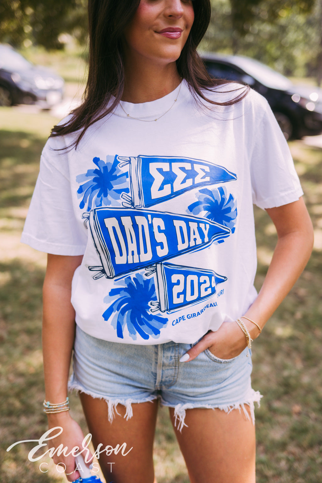 Tri Sigma Pom Pom Dad's Day Tshirt