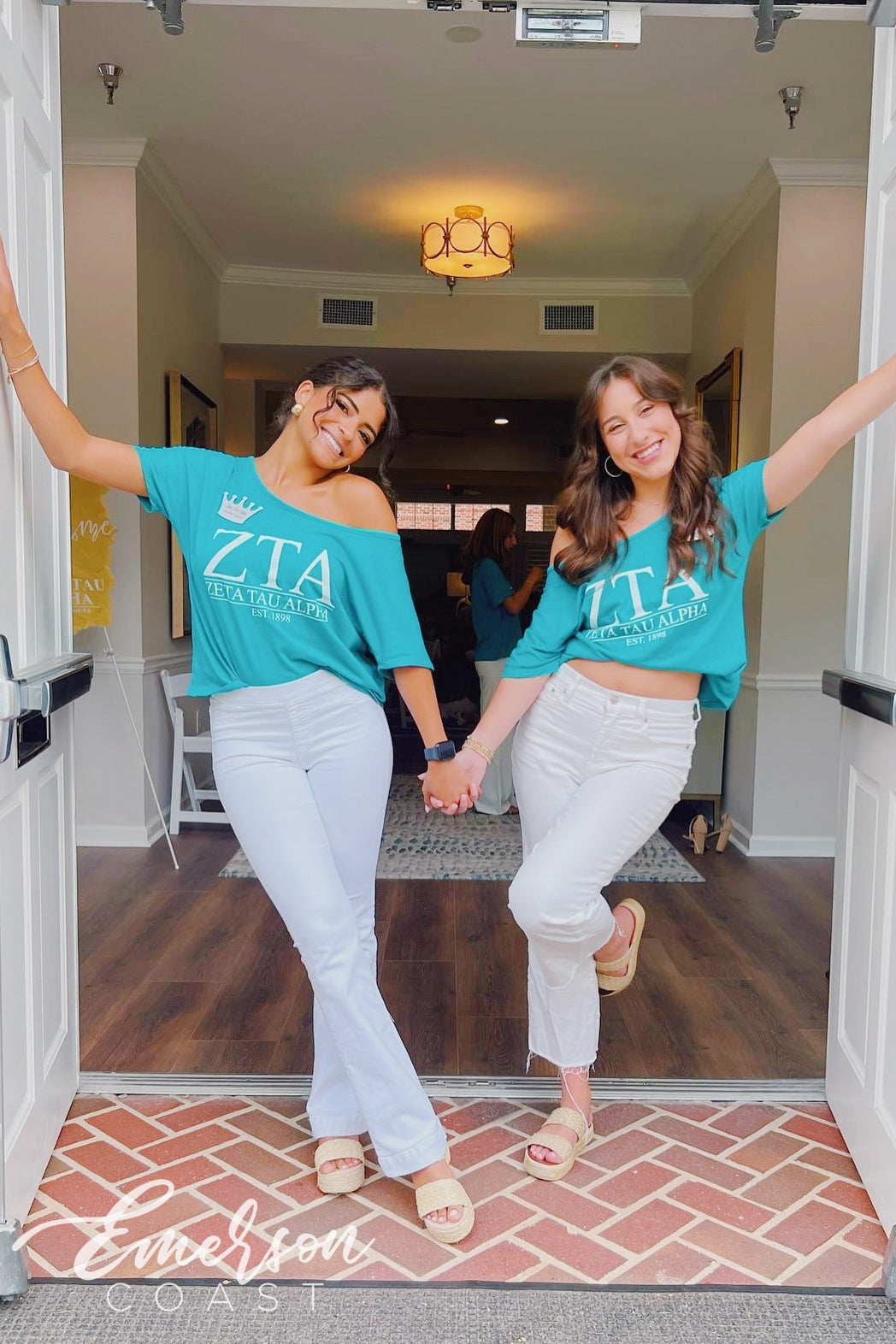 Zeta Tau Alpha Jade Recruitment Slouchy Tee