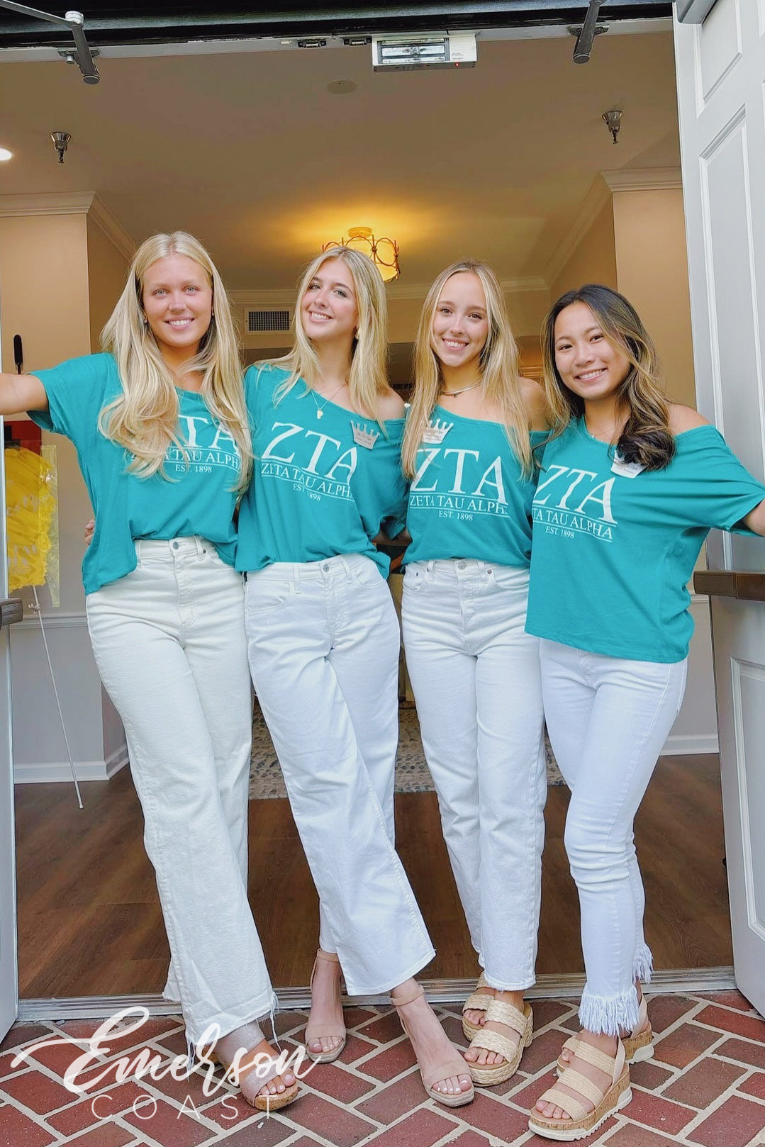 Zeta Tau Alpha Jade Recruitment Slouchy Tee