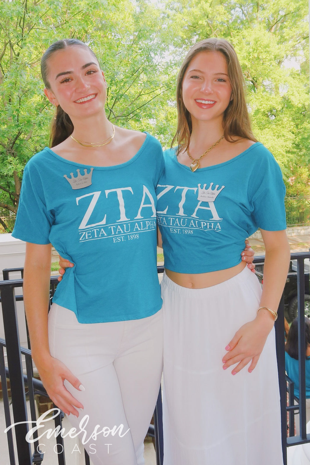 Zeta Tau Alpha Jade Recruitment Slouchy Tee