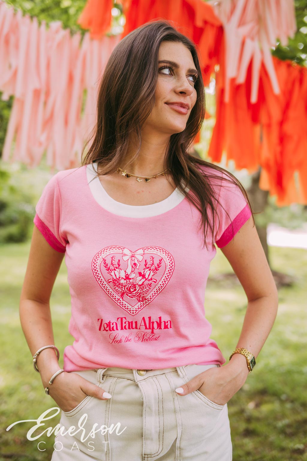 All Ringer Tees | Custom Sorority T-shirts — Emerson Coast