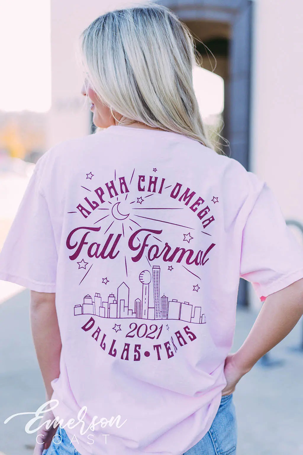 Alpha Chi Omega Dallas Texas Formal Tee