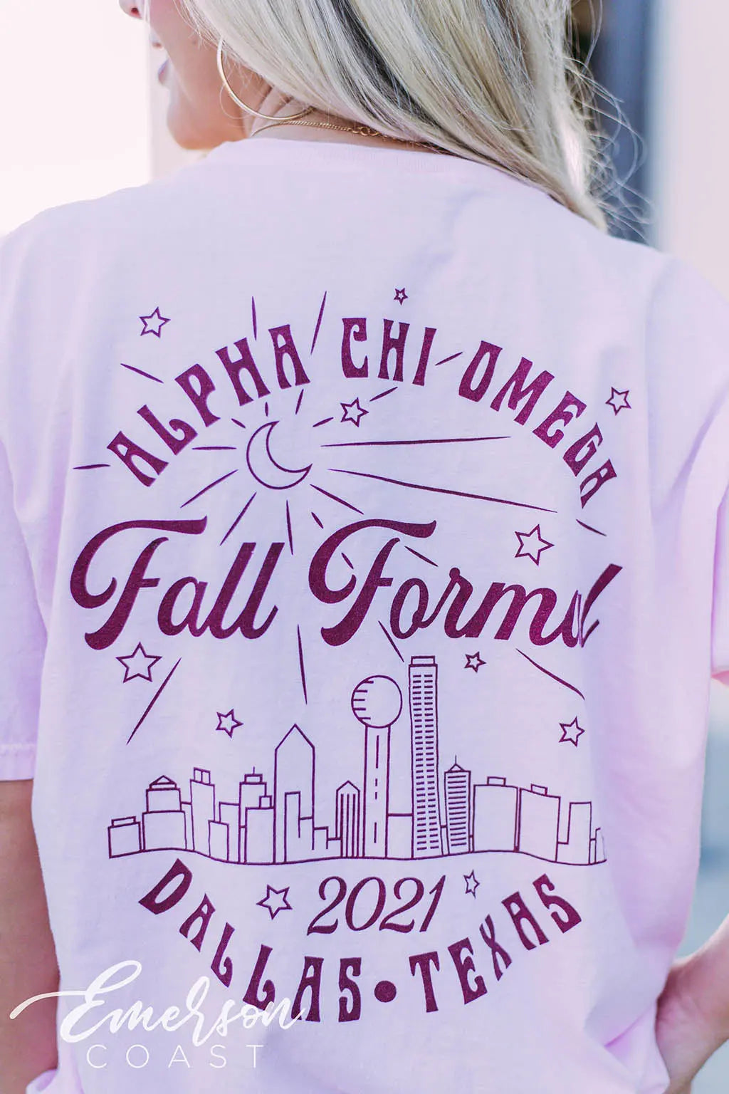 Alpha Chi Omega Dallas Texas Formal Tee