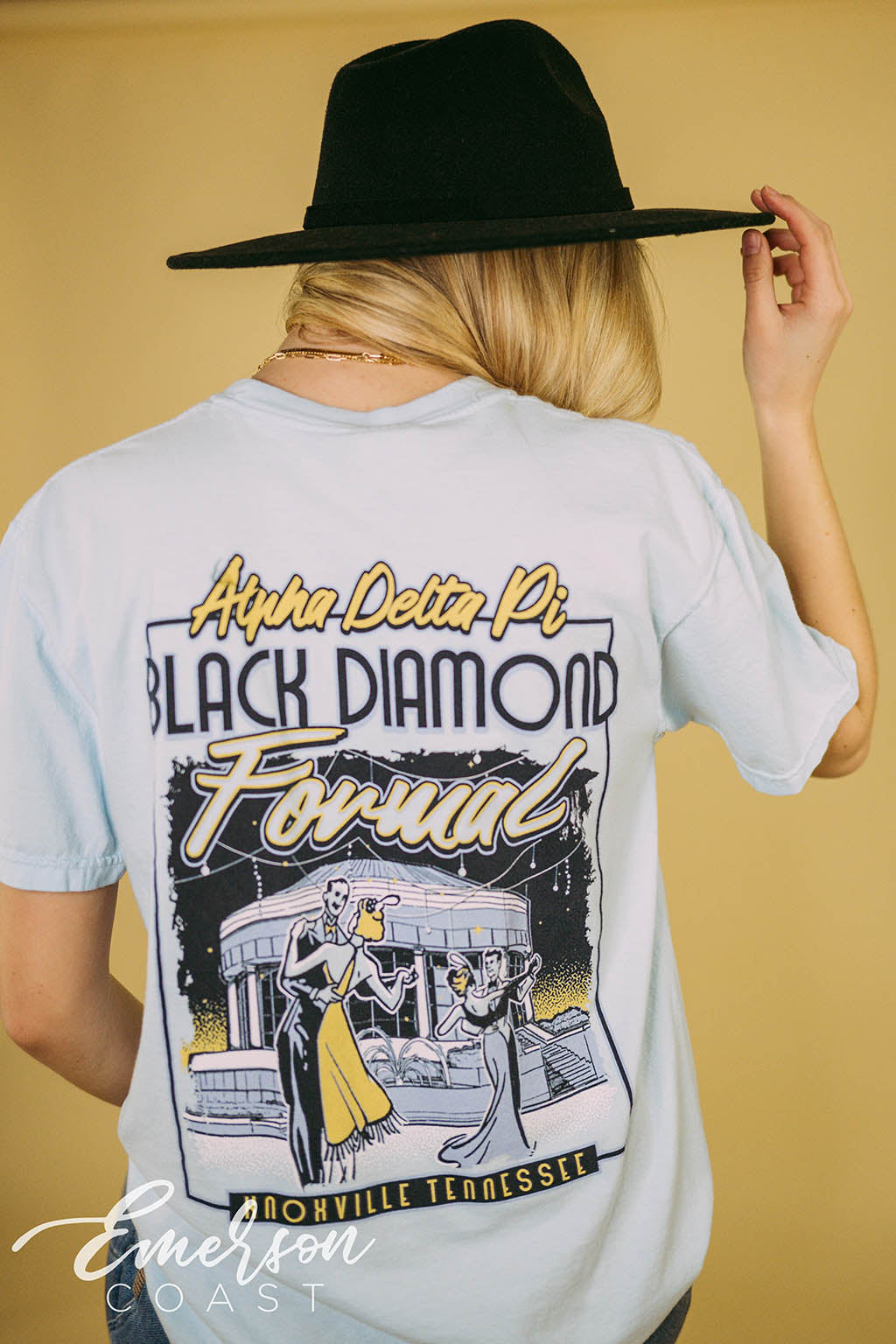 Alpha Delta Pi Black Diamond Formal Tee