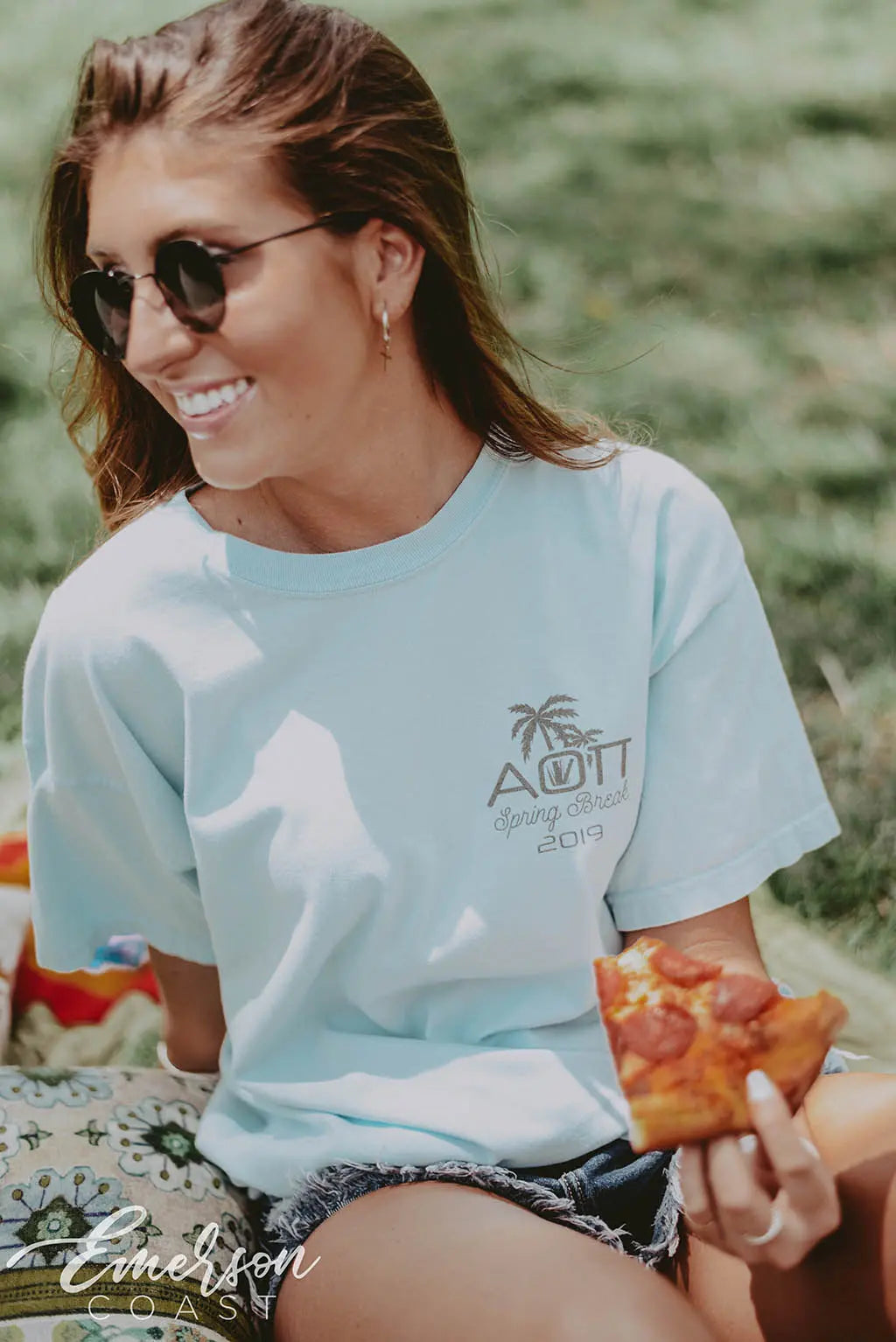 Alpha Omicron Pi Spring Break Tee