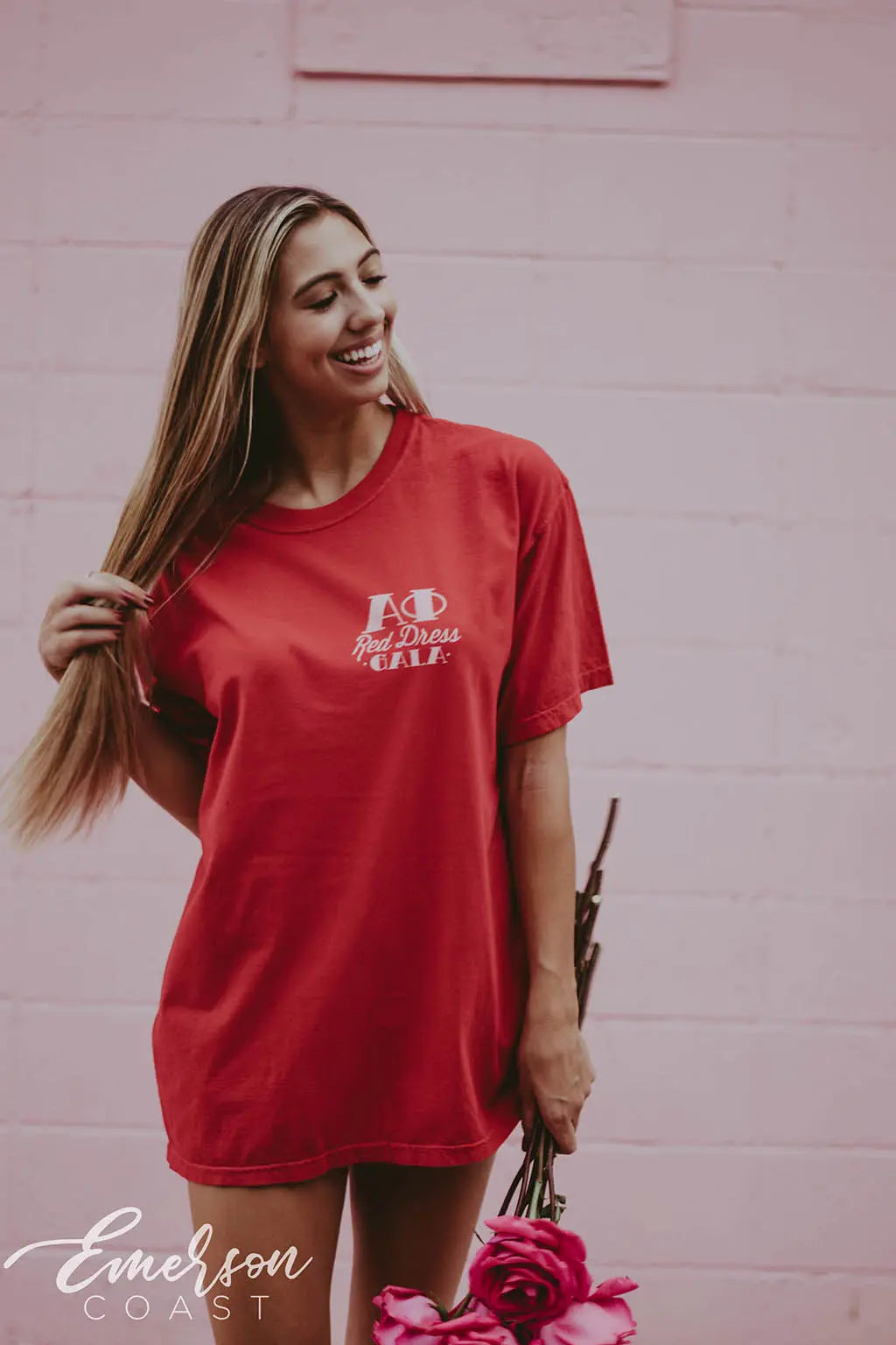 Alpha Phi Red Dress Gala Tshirt