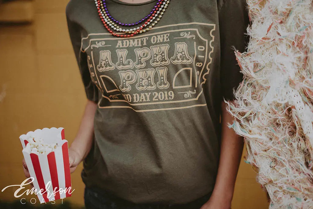 Alpha Phi Carnival Bid Day T-shirt