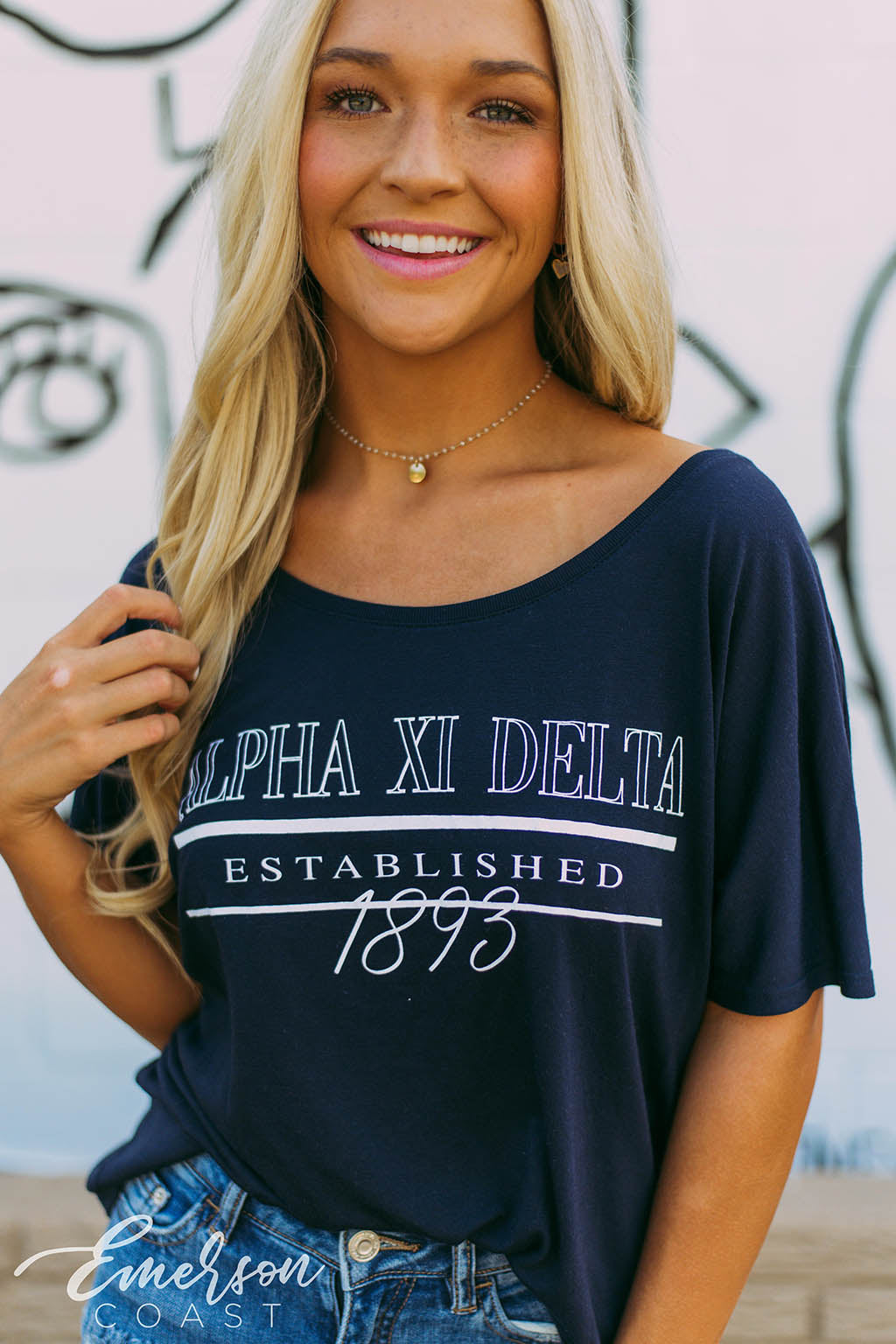 Alpha Xi Delta Custom Sorority T-shirt Designs - Emerson Coast