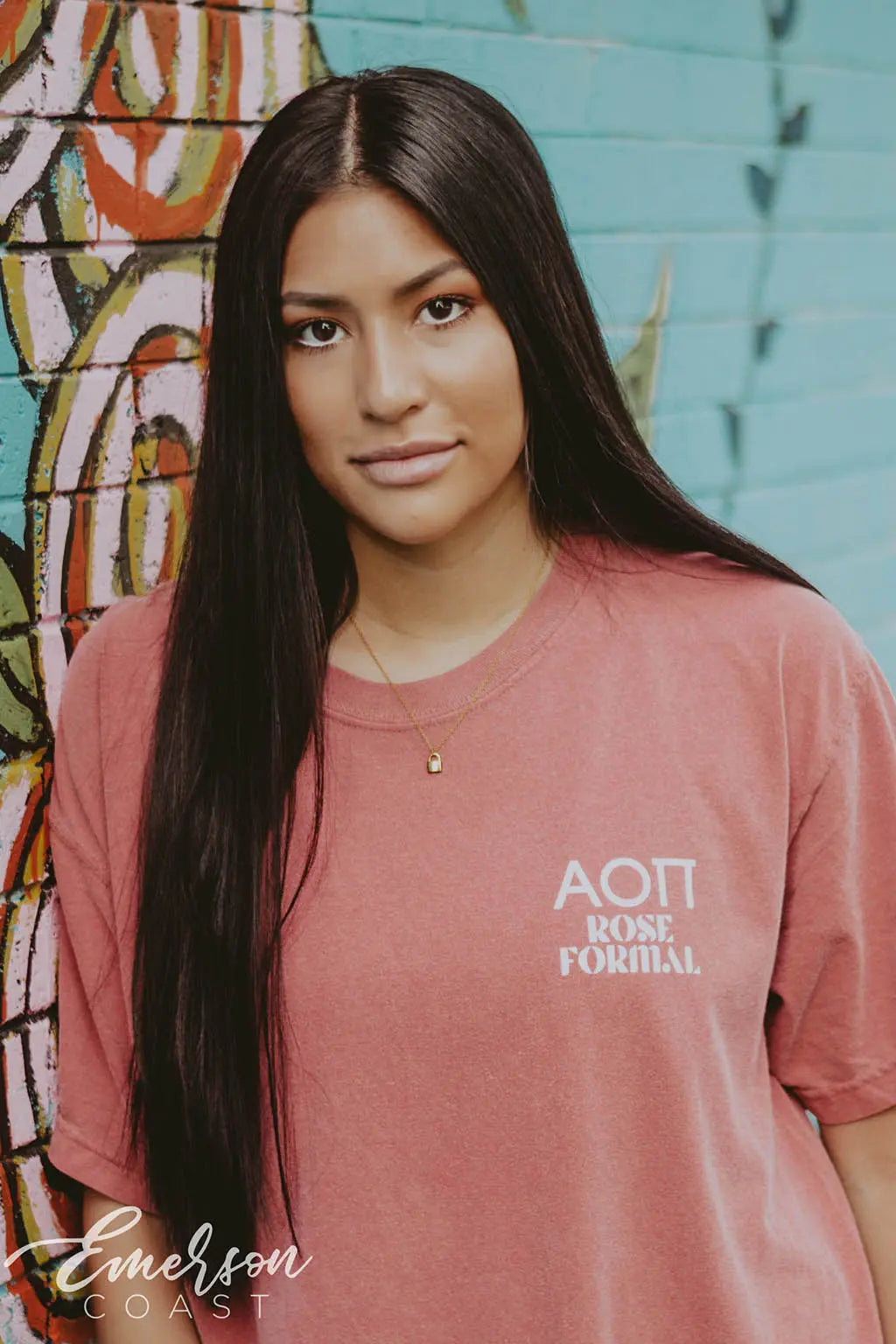 AOII Rose Formal T-shirt