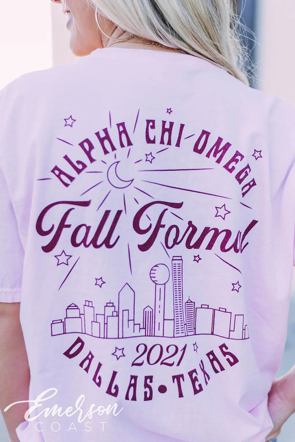 Alpha Chi Omega Dallas Texas Formal Tee