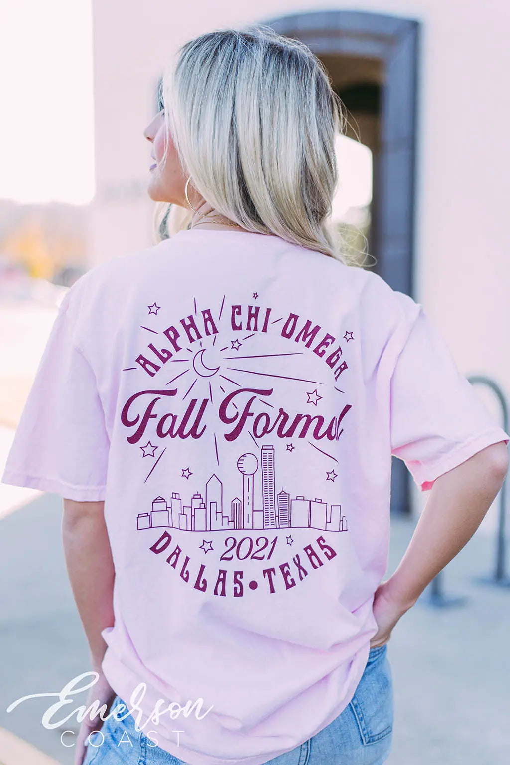 Alpha Chi Omega Dallas Texas Formal Tee