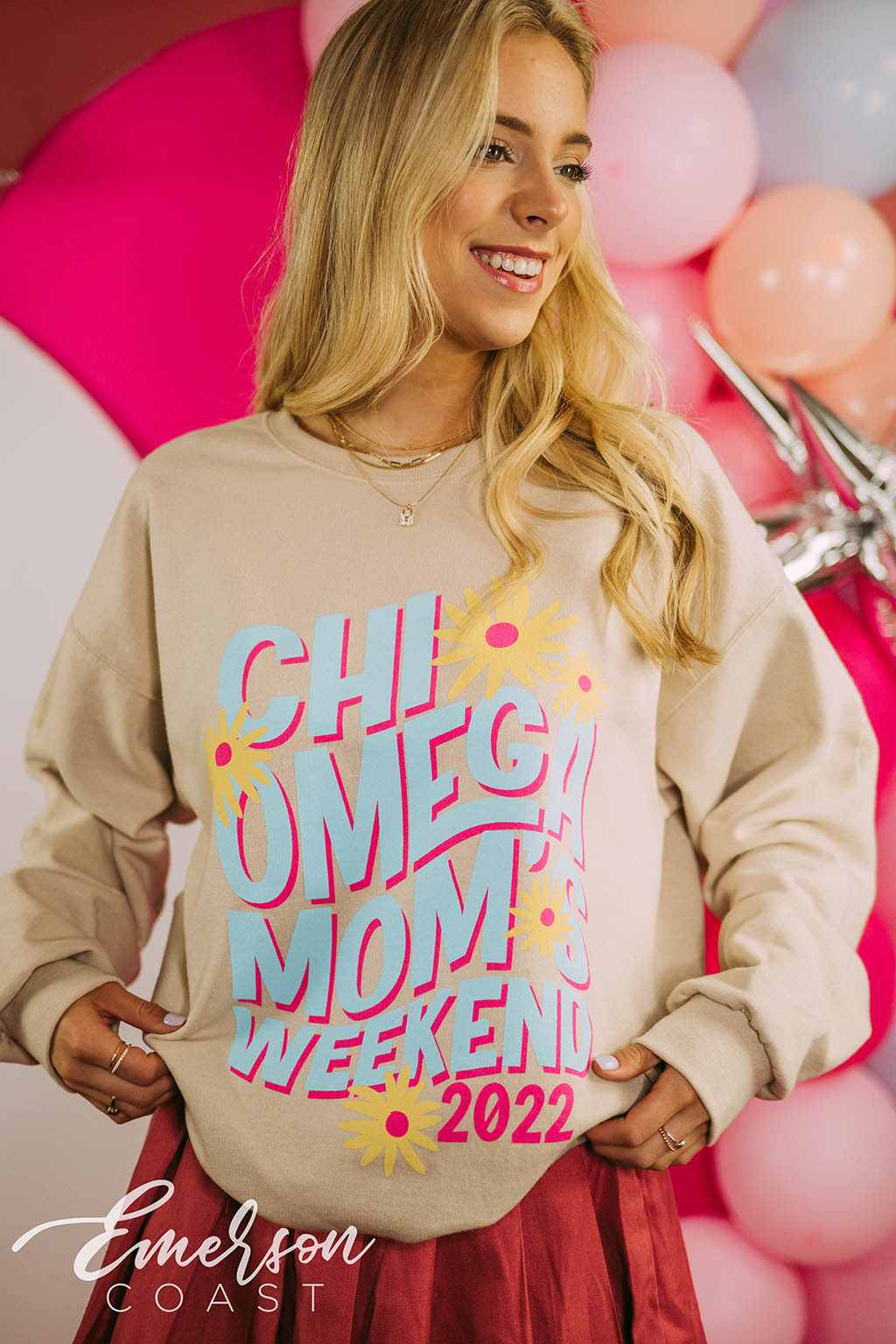 Sorority Moms Day Custom Sorority T-shirt Designs - Emerson Coast