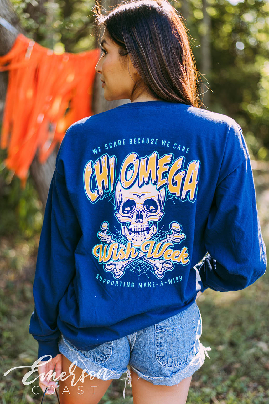 Chi Omega Dad's Weekend Jersey Tee - Emerson Coast