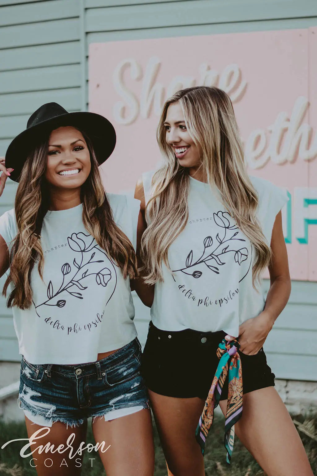 Delta Phi Epsilon Philanthropy Crop Tee