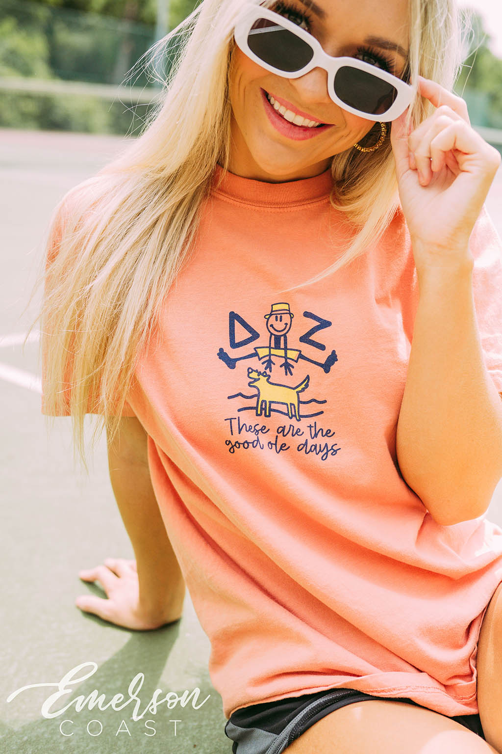Delta Zeta Life is Better Wearing Our Letters Tee