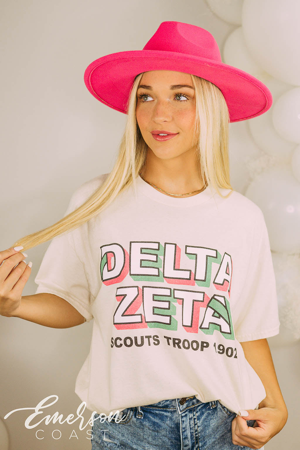 Delta Zeta T-shirt Designs  Custom Sorority T-shirts - Emerson CoastD