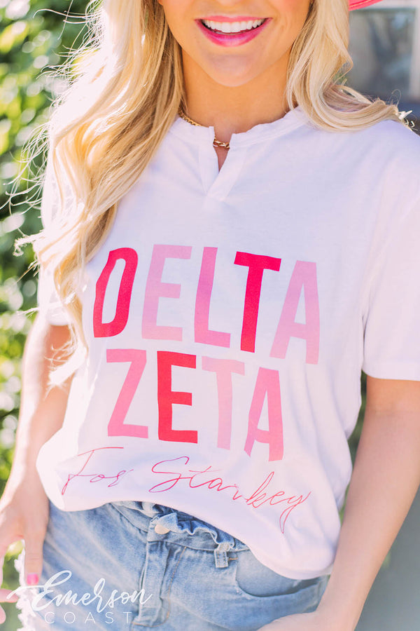 Delta Zeta For Starkey Notch Tee - Emerson Coast