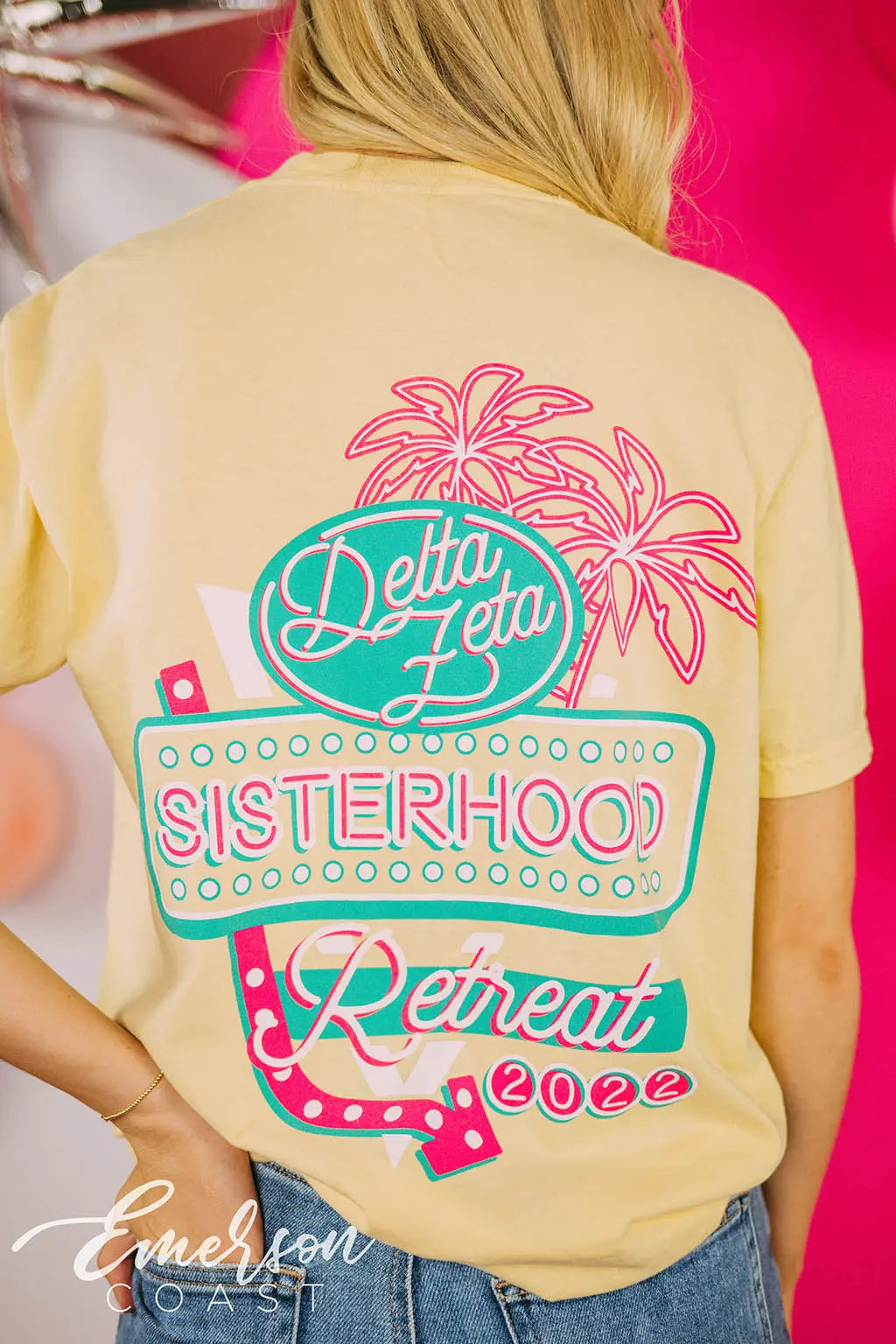 Delta Zeta Hollywood Sisterhood Retreat Tee