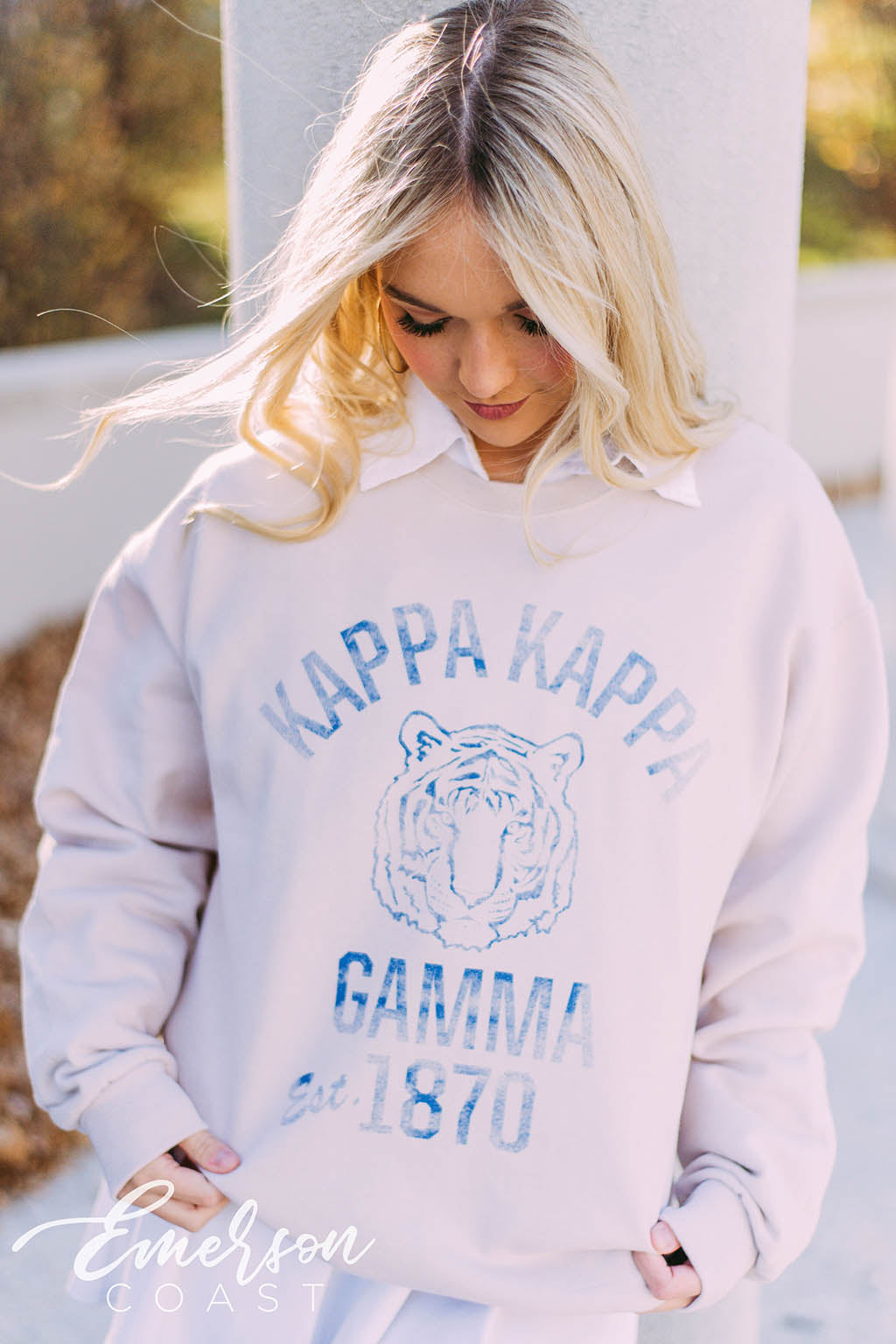 deksel routine Vierde Kappa Kappa Gamma Vintage Collegiate Sweatshirt - Emerson Coast