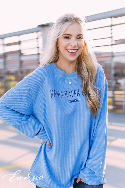 Kappa Kappa Gamma Classic - Emerson Corduroy Coast Sweatshirt