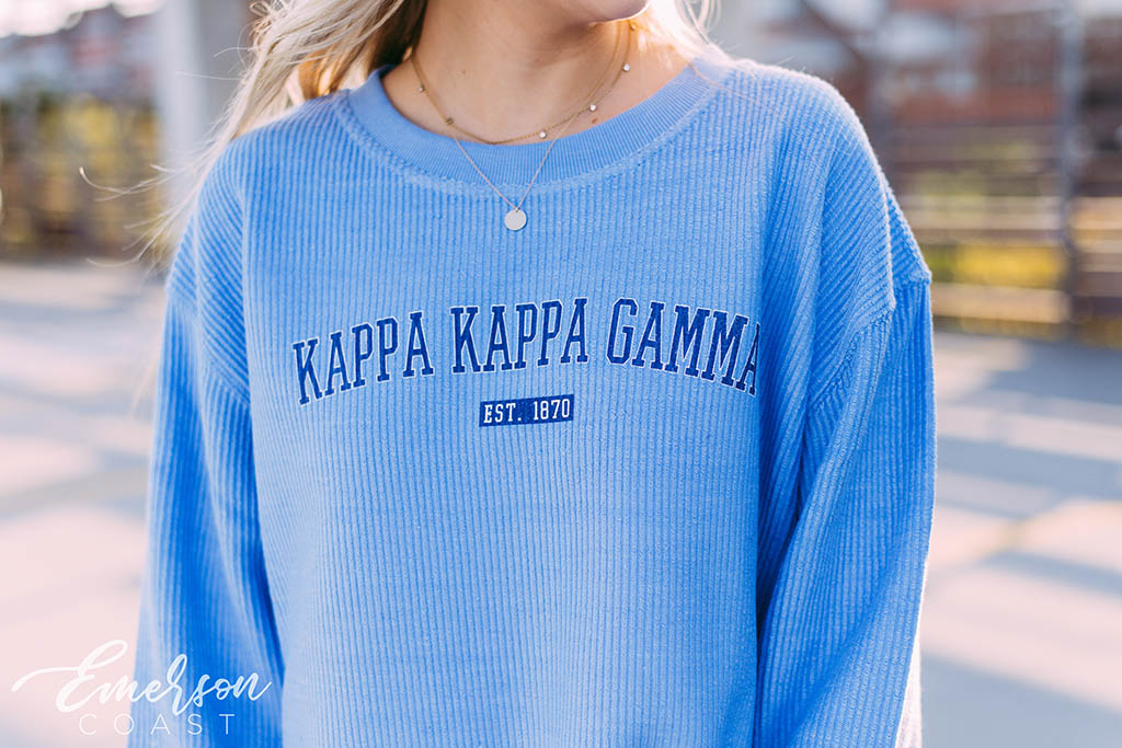 Kappa Kappa Gamma Classic - Corduroy Coast Emerson Sweatshirt