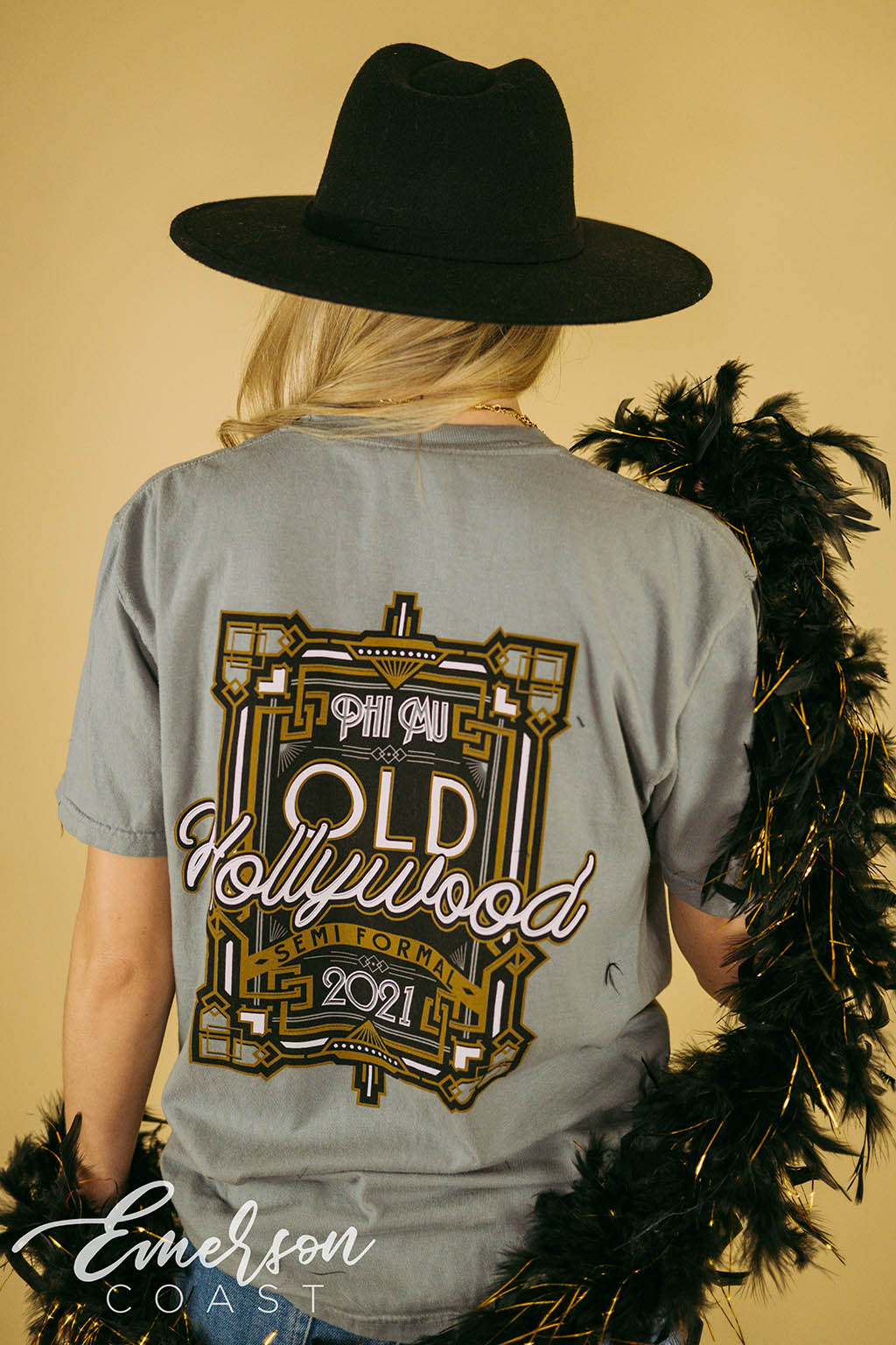 Phi Mu Old Hollywood Semi Formal Tee