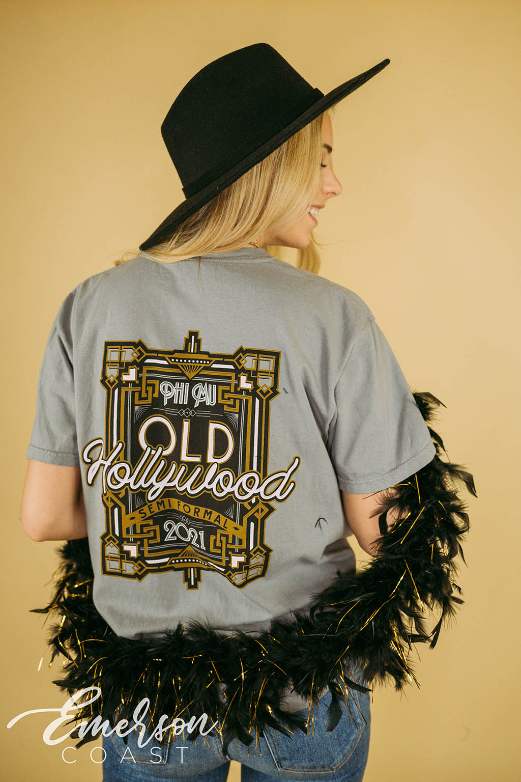 Phi Mu Old Hollywood Semi Formal Tee