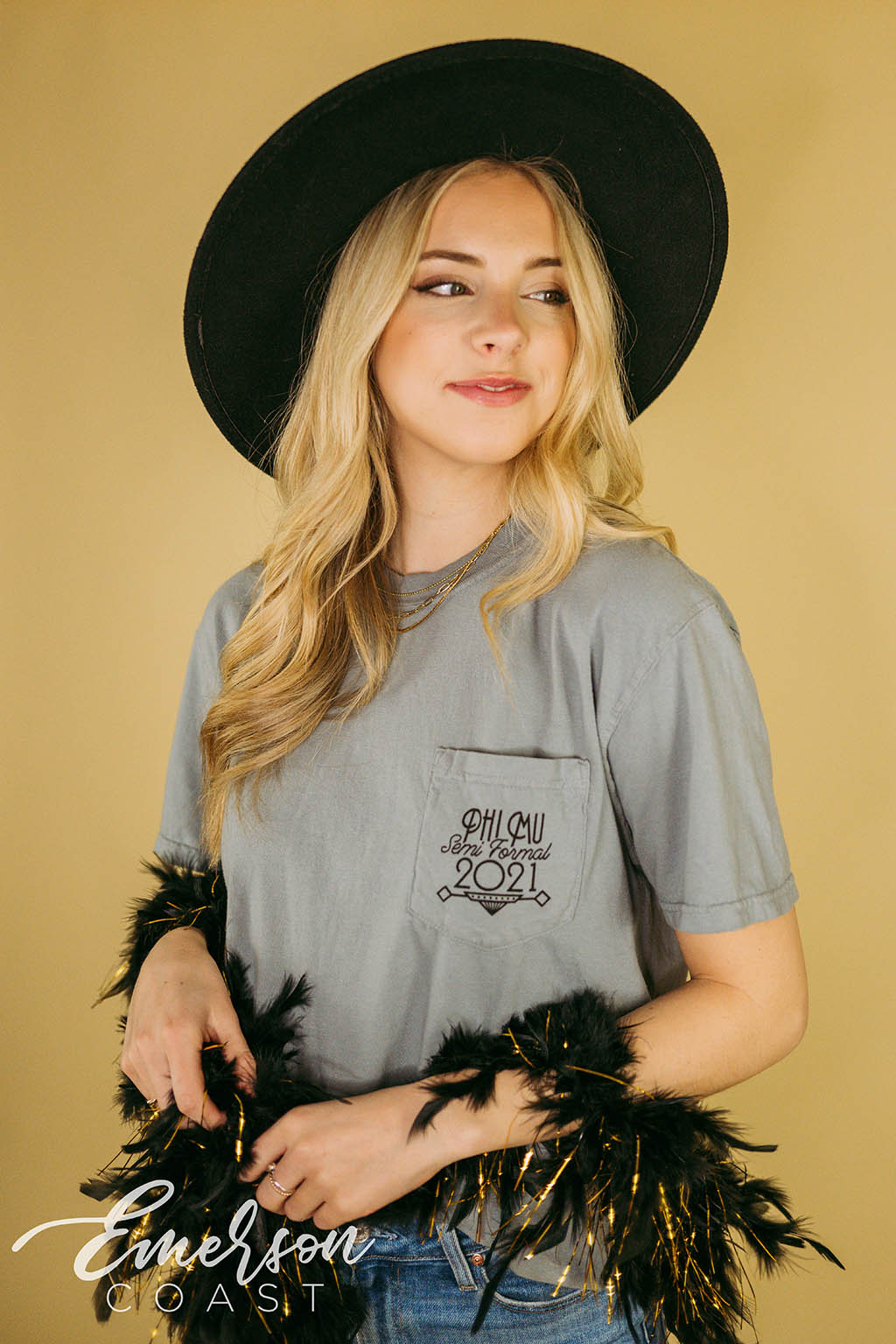 Phi Mu Old Hollywood Semi Formal Tee