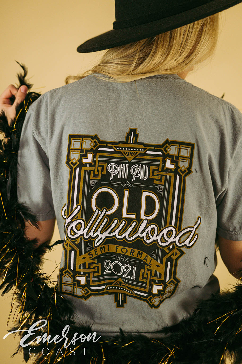 Phi Mu Old Hollywood Semi Formal Tee