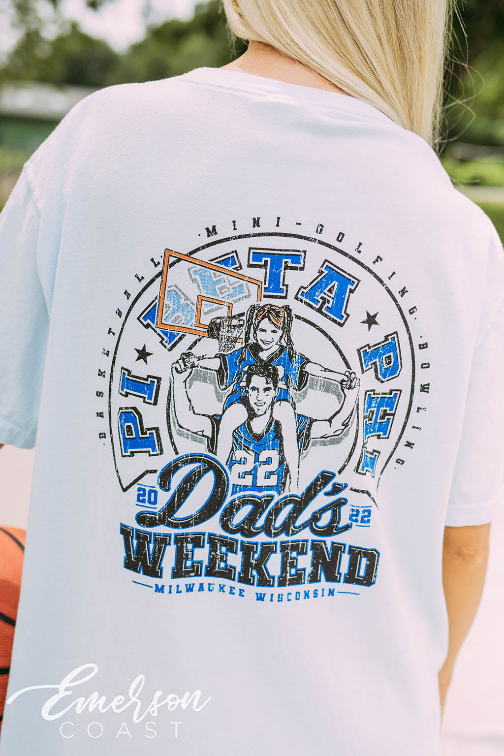 Dancing on My Own Phi Tee | Barstool Sports Light Blue