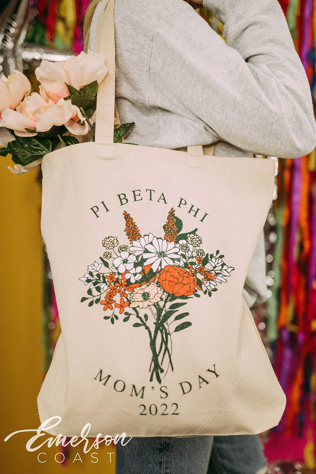 Mothers Day Flowers Tote Bag
