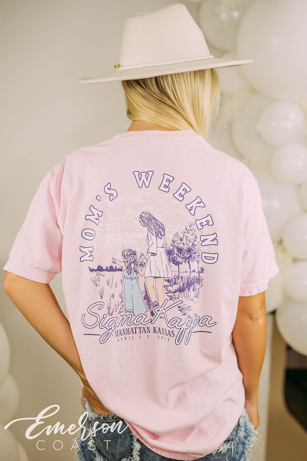 Sigma Kappa Mom&#39;s Weekend Pink Tee