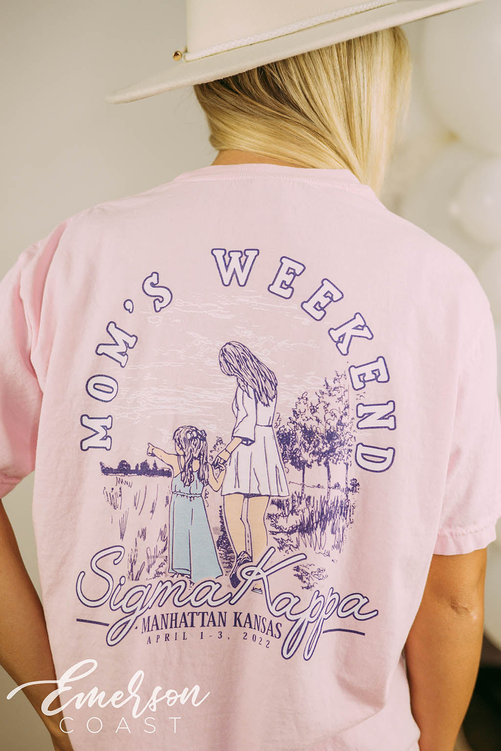 Sorority Moms Day Custom Sorority T-shirt Designs - Emerson Coast